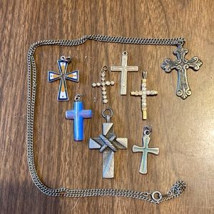 Lot of cross pendants